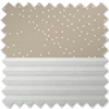 Duo Blind (Blackout), 4579 Natural & 1016 White - VELUX Loft Blind